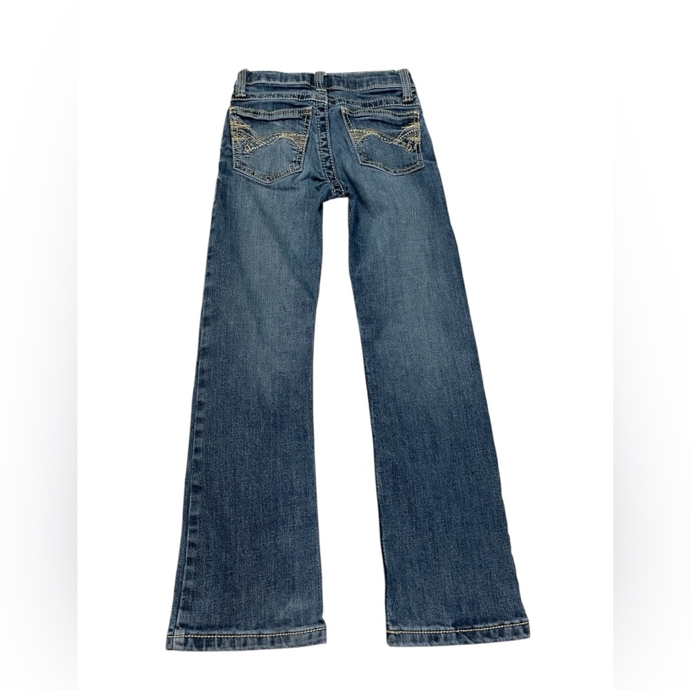 Wrangler 20X 1042BWXMD Western Cowboy Bootcut Blue Jeans Boys size 8 Slim #20x3